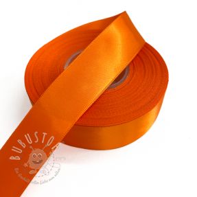 Satinband beidseitig 25 mm orange