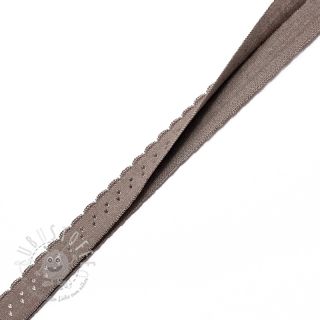 Elastisches Schrägband Polyamide 12 mm LUXURY mauve