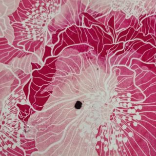 Viskosestoff Florals design A digital print 2.Klasse