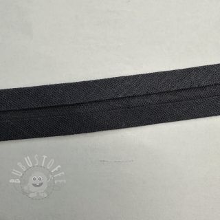 Schrägband double gauze dark grey 2.Klasse