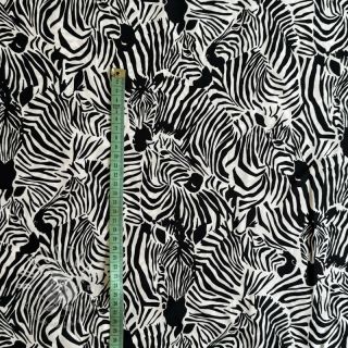 Viskosestoff RADIANCE Zebra digital print