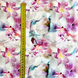 Viskosestoff RAYON POPLIN Abstract allover design B digital print