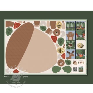 Baumwollstoff Forest playmat PANEL digital print