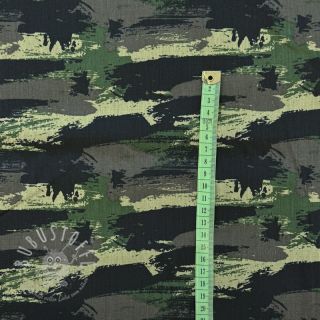 Baumwollstoff Graffiti camouflage army