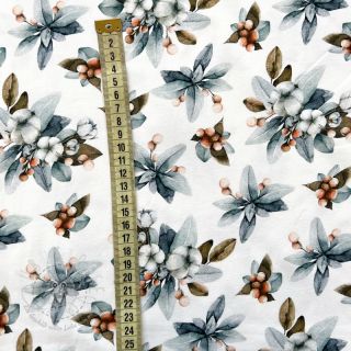 Jersey Cotton branches Snoozy design A digital print