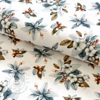 Jersey Cotton branches Snoozy design A digital print