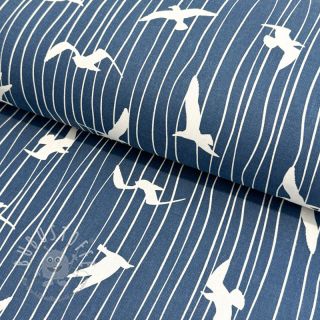 Dekostoff ICONIC SEAGULL STRIPE