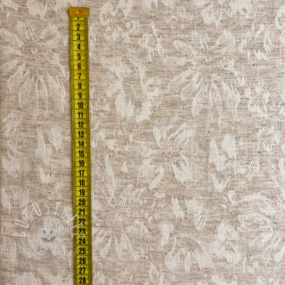 Viskosestoff leinen JACQUARD Maria natural