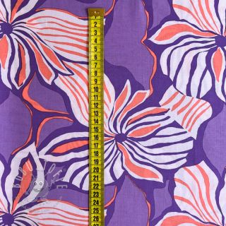 Viskosestoff ECOVERO Florals lavender digital print