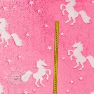 Wellness Fleece Glow in the dark Unicorns design C