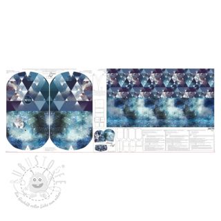 Sweatstoff Ice Crystals PANEL SET FOR ADULTS digital print