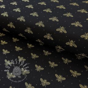 Dekostoff jacquard Busy noir