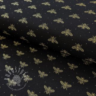 Dekostoff jacquard Busy noir