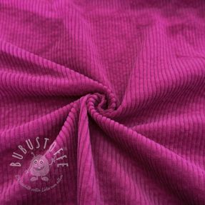 Cord 6W WASHED STRETCH fuchsia