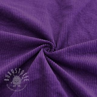 Cord 6W WASHED STRETCH purple