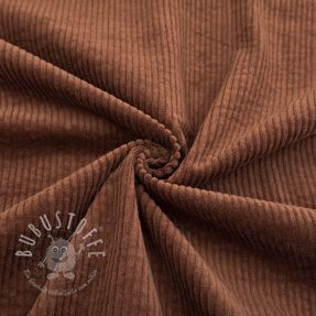 Cord 6W WASHED STRETCH nutbrown