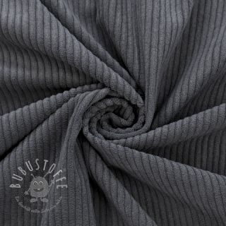 Cord 6W COTTON TOUCH dark grey