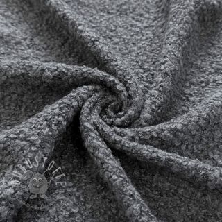 Strickstoff Bouclette grey