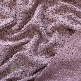 Strickstoff Bouclette old rose