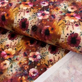 Sweatstoff Beauty flora design A digital print