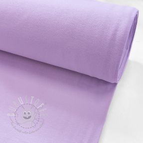 Baumwoll Bündchenstoff glatt lilac