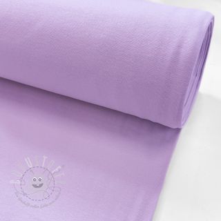 Baumwoll Bündchenstoff glatt lilac