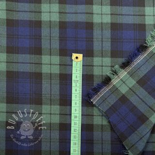 Tartan check black/blue/green