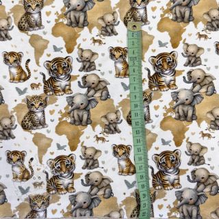 Jersey Safari animals design C digital print