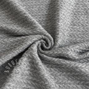 Strickstoff Nizza grey