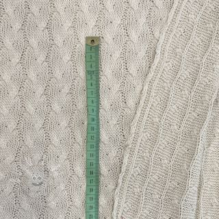 Strickstoff Jacquard CABLE ecru