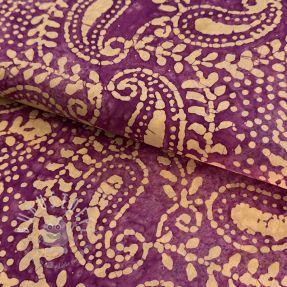 Baumwollstoff VOILE BATIK NEW design B violet