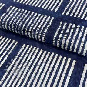 Baumwollstoff BATIK NEW INDIGO design A