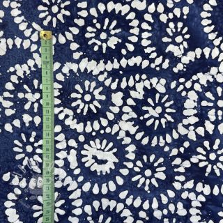 Baumwollstoff BATIK NEW INDIGO design B