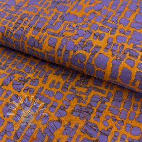 Baumwollstoff BATIK NEW design H orange