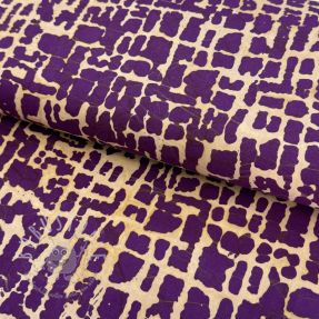 Baumwollstoff BATIK NEW design H violet