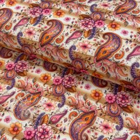 Jersey Paisley woody design A digital print