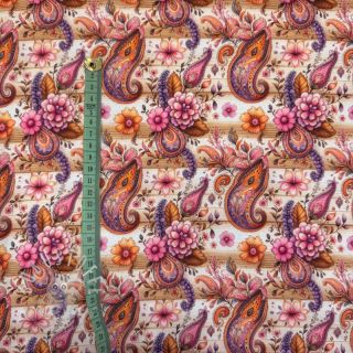 Jersey Paisley woody design A digital print