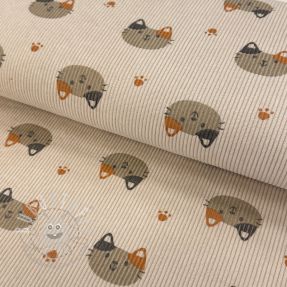 Cord STRETCH Cute animals design G