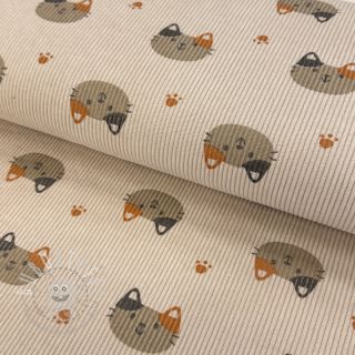 Cord STRETCH Cute animals design G