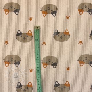 Cord STRETCH Cute animals design G