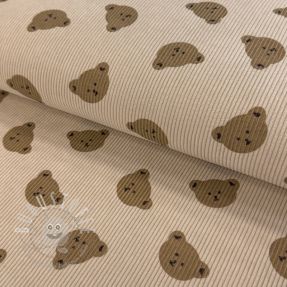 Cord STRETCH Teddy bears design D