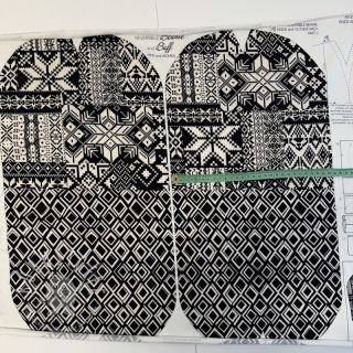 Sweatstoff Winter knit PANEL SET FOR ADULTS digital print