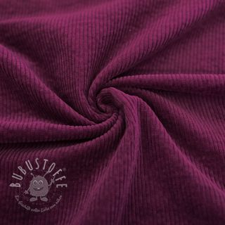 Cord 6W WASHED STRETCH aubergine