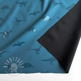 Regenmantel Stoff Dinosaurs blue