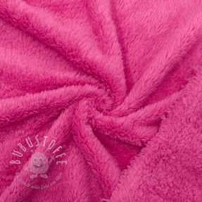 DOUBLE FACE FLEECE TEDDY fuchsia