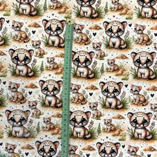 Jersey Wildlife doll eyes design A digital print